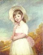 George Romney Portrat des Fraulein Willoughby oil painting reproduction